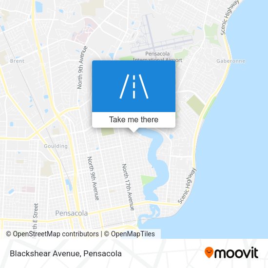 Mapa de Blackshear Avenue