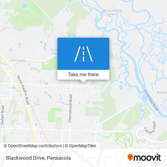 Blackwood Drive map