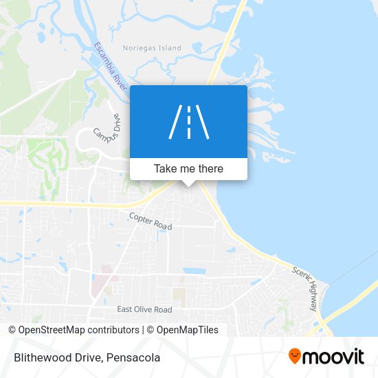 Mapa de Blithewood Drive