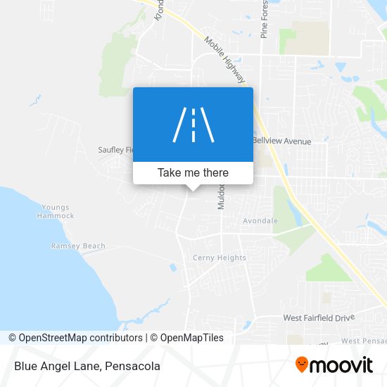 Mapa de Blue Angel Lane