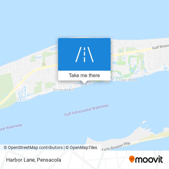 Harbor Lane map