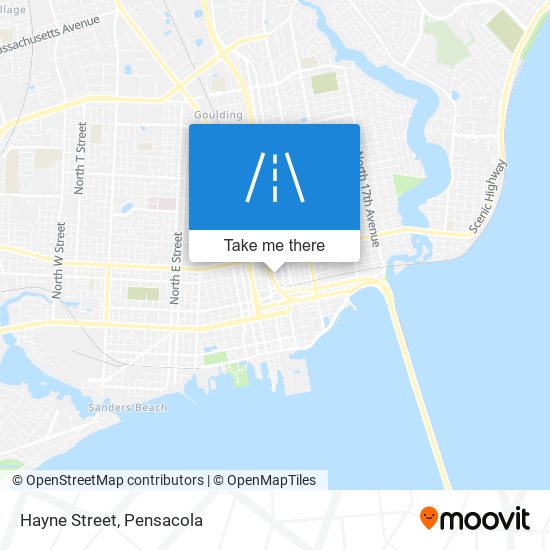 Hayne Street map