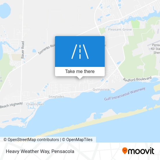 Heavy Weather Way map