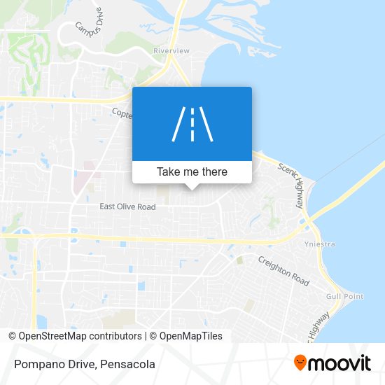 Pompano Drive map