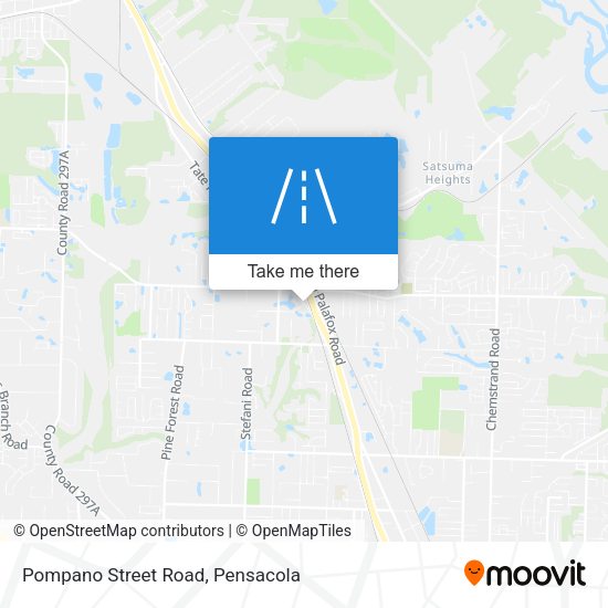 Pompano Street Road map