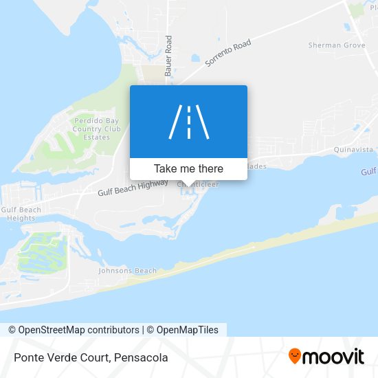Ponte Verde Court map