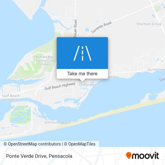 Mapa de Ponte Verde Drive