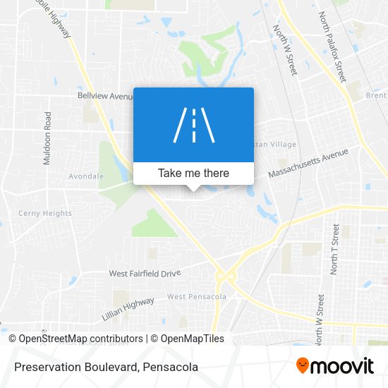 Preservation Boulevard map