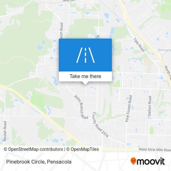 Mapa de Pinebrook Circle