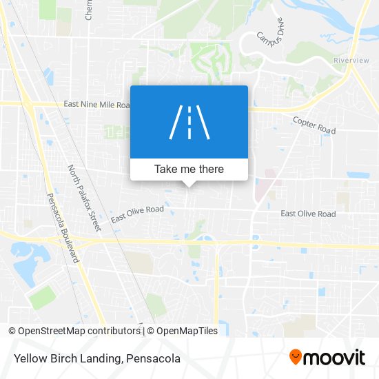 Yellow Birch Landing map