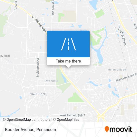 Mapa de Boulder Avenue