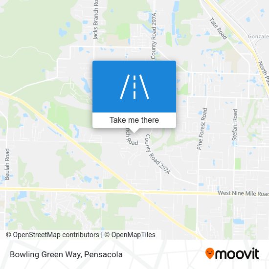 Mapa de Bowling Green Way