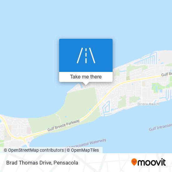 Mapa de Brad Thomas Drive