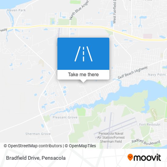 Mapa de Bradfield Drive