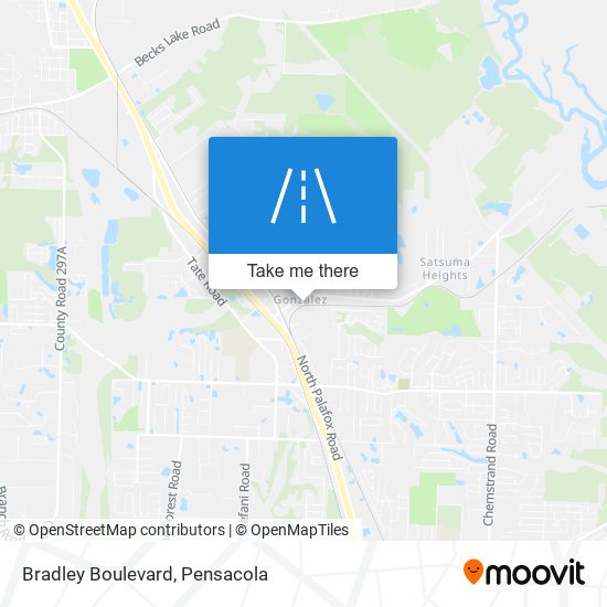 Bradley Boulevard map