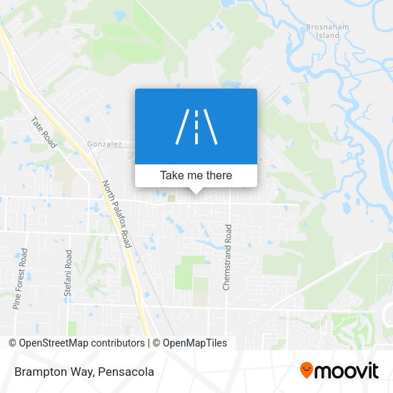 Mapa de Brampton Way
