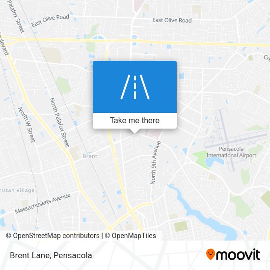 Mapa de Brent Lane