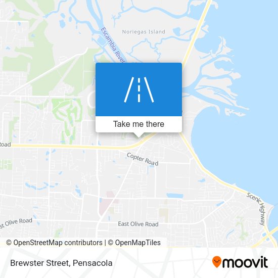 Mapa de Brewster Street