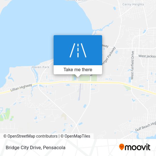 Bridge City Drive map