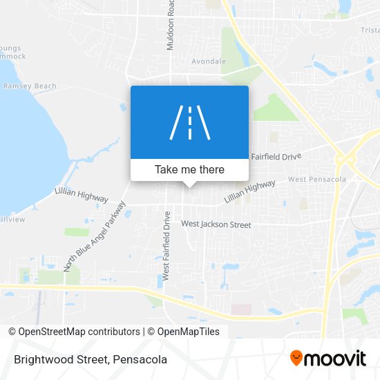 Mapa de Brightwood Street