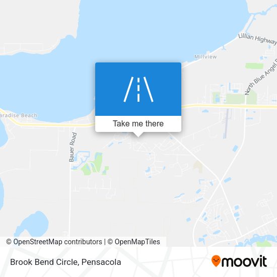 Brook Bend Circle map