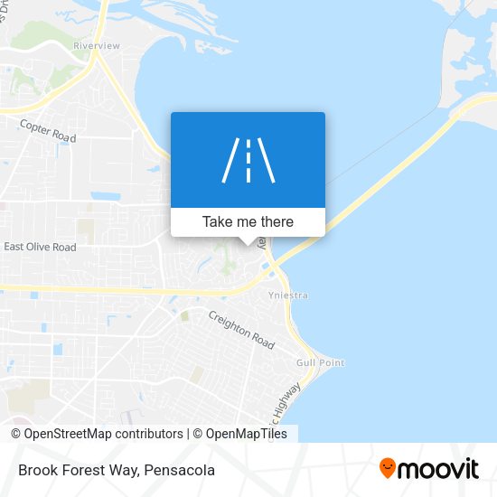 Brook Forest Way map