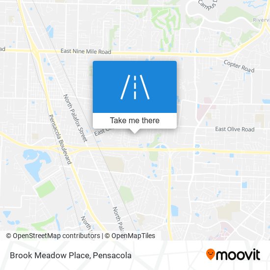 Brook Meadow Place map