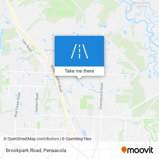 Brookpark Road map