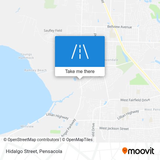 Mapa de Hidalgo Street