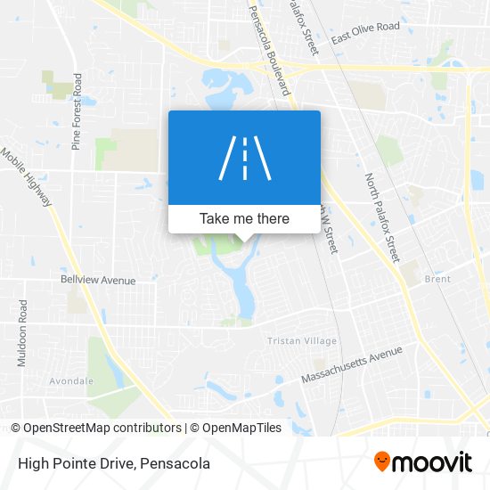 High Pointe Drive map