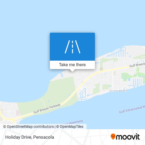 Holiday Drive map