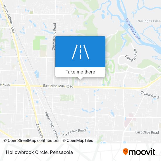 Hollowbrook Circle map