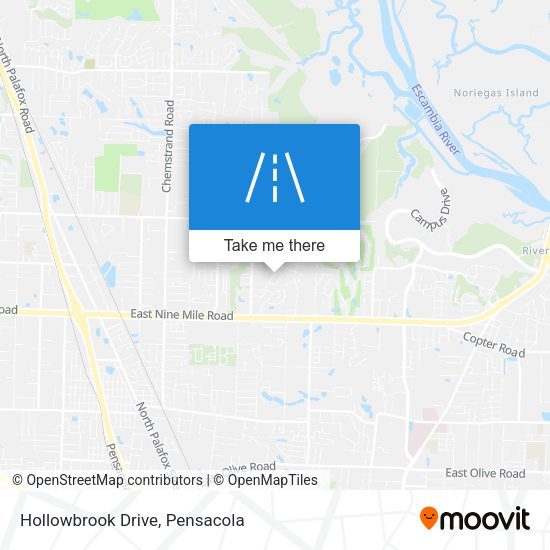 Mapa de Hollowbrook Drive