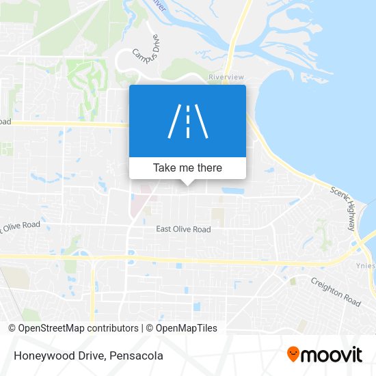 Mapa de Honeywood Drive