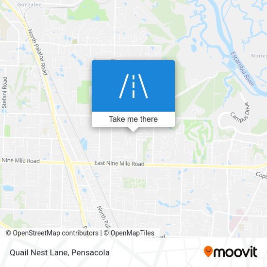 Quail Nest Lane map