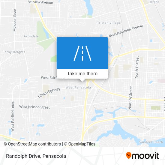 Mapa de Randolph Drive