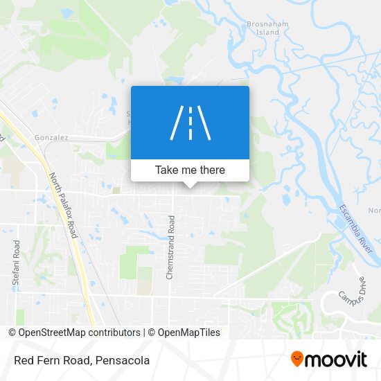 Mapa de Red Fern Road