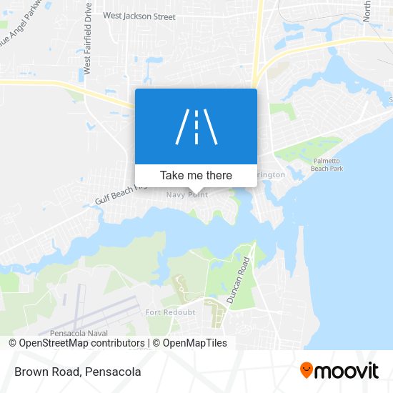 Mapa de Brown Road