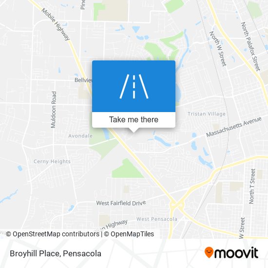 Broyhill Place map
