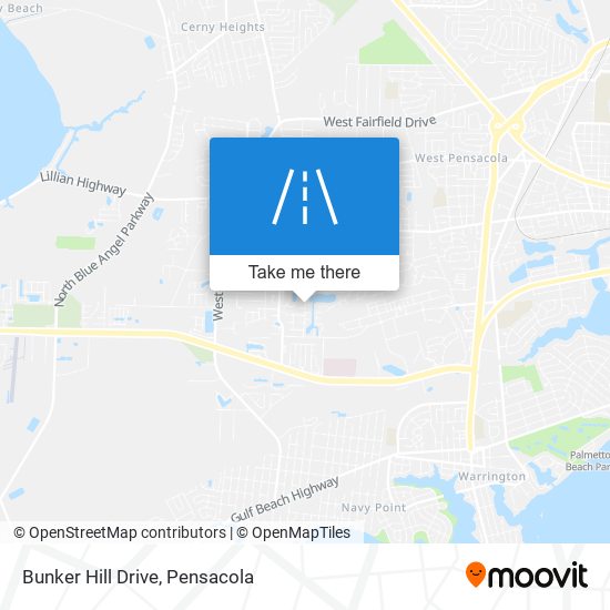 Bunker Hill Drive map