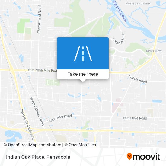 Mapa de Indian Oak Place