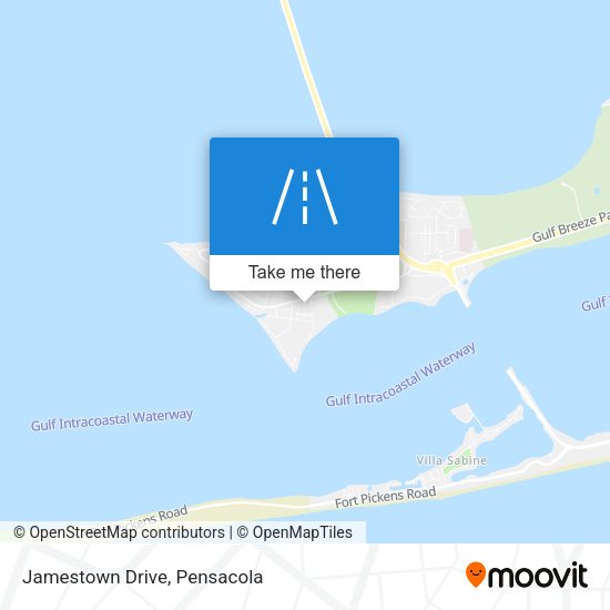 Mapa de Jamestown Drive