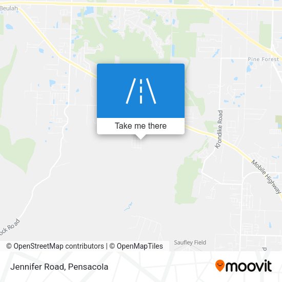 Mapa de Jennifer Road