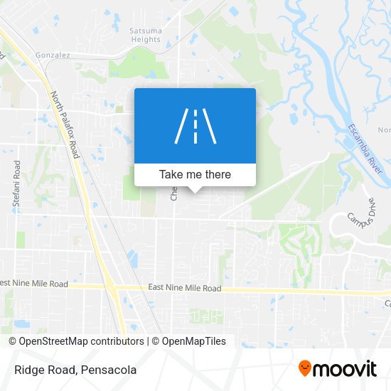 Mapa de Ridge Road