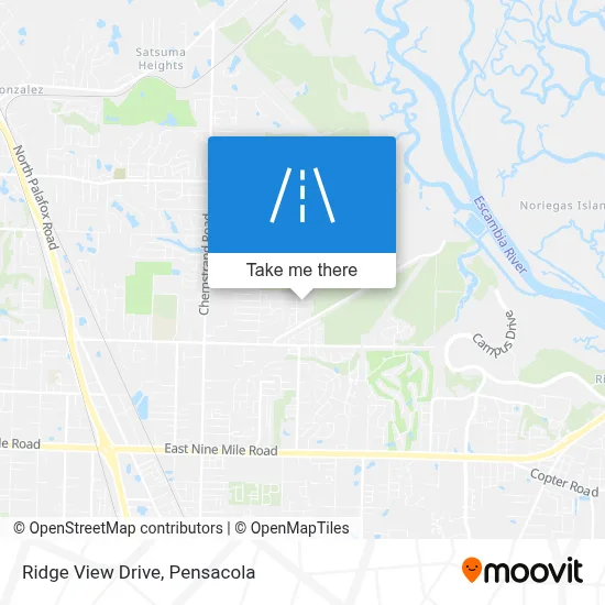 Ridge View Drive map