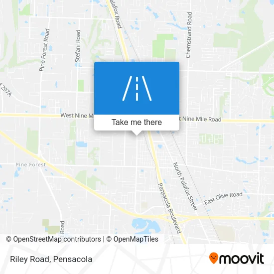 Mapa de Riley Road