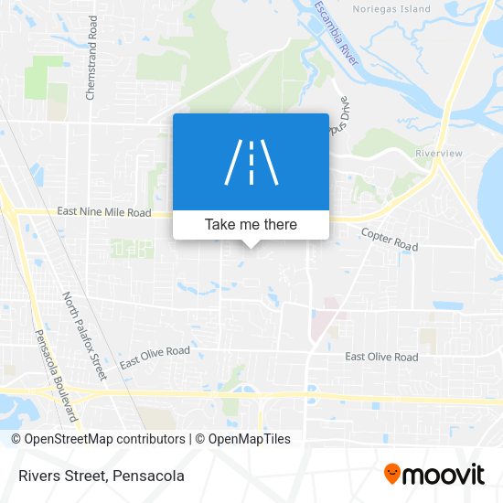 Mapa de Rivers Street