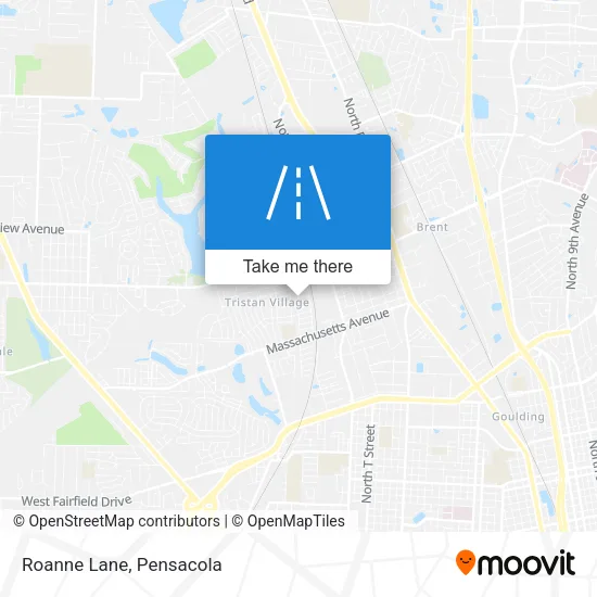 Roanne Lane map