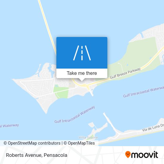 Mapa de Roberts Avenue
