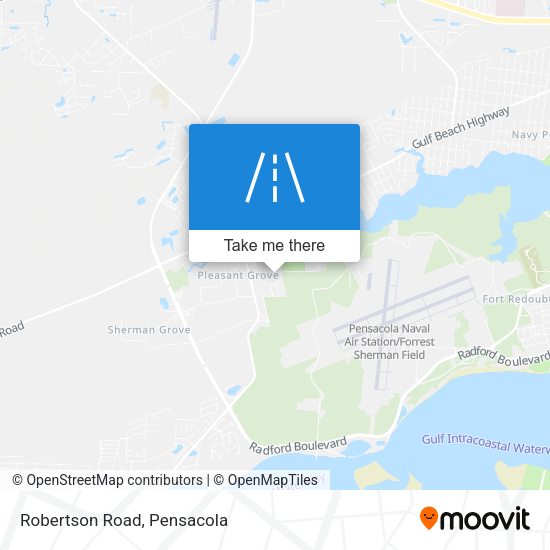 Mapa de Robertson Road